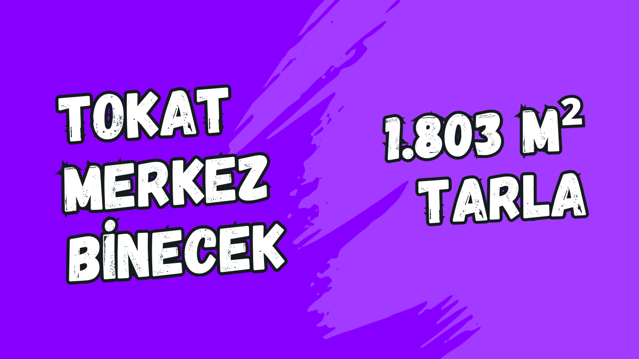 TOKAT MERKEZ BİNECEK KÖYÜNDE 1.803 M² TARLAMIZ SATILIKTIR. - TOKAT MERKEZ fotoğraf 9